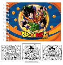 Kit Livro Capa Dura De Colorir Dragon Ball Z 24 Canetinhas Ponta Dupla Protetor, Artes, Desenvolvimento Da Criatividade Kit Livro Capa Dura De Colorir Dragon Ball Z 24 Canetinhas Ponta Dupla Protetor, Artes, Desenvolvimento Da Criatividade
