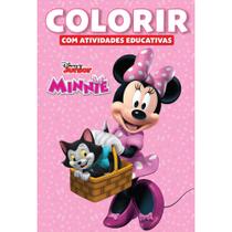 Kit Livro Colorir e Aprender 16Pg + Lápis de Cor Mini - Leonora