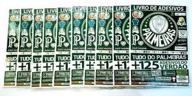 Kit Livro de Adesivos Palmeiras com mais de 125 Adesivos - 10 Unidades