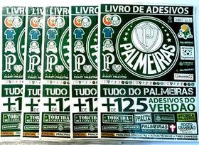 Kit Livro de Adesivos Palmeiras com mais de 125 Adesivos - 5 Unidades