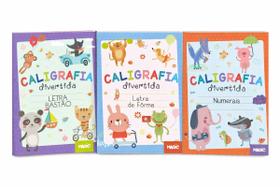 Kit livro de caligrafia fôrma bastão e numerais Kit livro de caligrafia fôrma bastão e numerais
