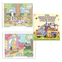Kit Livro de colorir oficial Bobbie Goods, Do dia para a noite + Dias quentes + Criaturas fofinhas (Cozy Cuties)