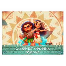 Kit Livro de Colorir Stitch Moana Princesas Evangélico religiosos Dorama BTS 50 folhas com ou sem canetinhas 24 cores