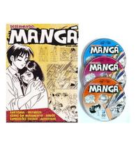 Kit Livro Desenhando Mangá Com 3 Dvd's