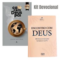KIT Livro Devocional Café Com Deus Pai Nova Edição 2026 e Livro Devocional Encontro com Deus 365