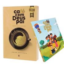Kit Livro Devocional Café Com Deus Pai Porções Diárias de Renovação + Café Com Deus Pai Kids Junior Rostirola