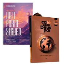 KIT Livro Devocional Café Com Deus Pai Porções Diárias De Transformação e Livro Devocional Meu Porto Seguro