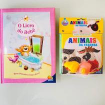 Kit Livro Do Bebê Menina + Livrinho De Banho