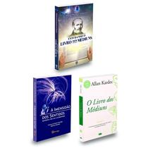 Kit Livro dos Médiuns Ide+Imensidão dos Sentidos+Estude o livro dos Médiuns