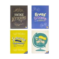 Kit Livro Escrita Criativa C/ 4 Títulos Lettering Passo A Passo - Todolivro