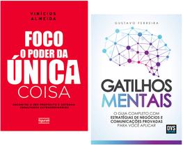 Kit Livro Foco O poder da única coisa + Gatilhos Mentais