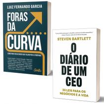 Kit Livro Foras da Curva - Luiz Fernando Garcia + O Diário de um CEO - Steven Bartlett - Sextante