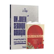 Kit Livro + Livreto - Um Jovem Segundo o Coração de Deus + Livreto Lições de Fé das Mulheres da Bíblia