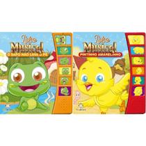 Kit Livro Musical - O Sapo Não Lava O Pé + Pintinho Amarelinho Kit Livro Musical - O Sapo Não Lava O Pé + Pintinho Amarelinho