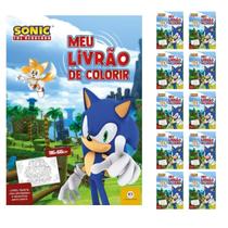 Kit Livro Tapete do Sonic Colorir p/ lembrancinha de festa infantil 10 pcs Kit Livro Tapete do Sonic Colorir p/ lembrancinha de festa infantil 10 pcs