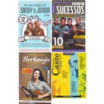 Kit Livros Acordes Cifras Para Violão Música Sertanejo Mpb + Curso de Canto Treinamento Prático Para Iniciantes