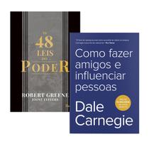 Kit Livros, As 48 leis do poder, Aprenda a Manipular Pessoas, Robert Greene + Como fazer amigos e influenciar pessoas, Dale Carnegie - Editora Rocco Kit Livros, As 48 leis do poder, Aprenda a Manipular Pessoas, Robert Greene + Como fazer amigos e influenciar pessoas, Dale Carnegie - Editora Rocco