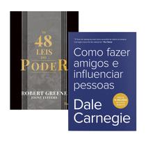 Kit Livros, As 48 leis do poder, Aprenda a Manipular Pessoas, Robert Greene + Como fazer amigos e influenciar pessoas, Dale Carnegie