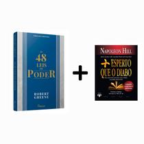 Kit Livros, As 48 leis do poder,Edição concisa,Robert Greene + Mais Esperto que o Diabo, Napoleon Hill Livro de Bolso