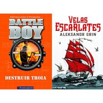 Kit Livros: Battle Boy Destruir Tróia Vol 3 + Velas Escarlates -