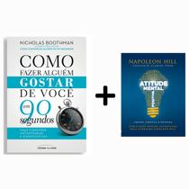 Kit Livros, Como Fazer Alguém Gostar de Você em 90 Segundos + Atitude Mental Positiva - Livro de Bolso, Napoleon Hill