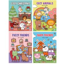 Kit livros de colorir - Comfy & cozy books