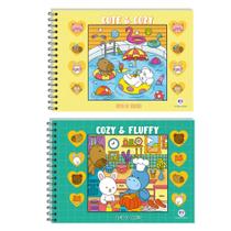 Kit Livros de Colorir - Cute & Fluffy