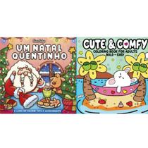 Kit Livros de Colorir: Um Natal Quentinho + Cute & Comfy(Cozy Friends) - Kit de Livros