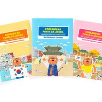 Kit Livros de Língua Coreana - Coreano na Ponta da Língua