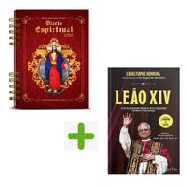 Kit Livros, Diário Espiritual 2026 Capa Clássica, + Leão XIV, A vida do novo Papa, Pe. Reginaldo Manzotti