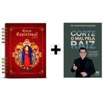 Kit Livros, Diário Espiritual 2026 Capa Clássica,Pe. Reginaldo Manzotti + Corte o mal pela raiz, Pe. Chrystian Shankar Kit Livros, Diário Espiritual 2026 Capa Clássica,Pe. Reginaldo Manzotti + Corte o mal pela raiz, Pe. Chrystian Shankar
