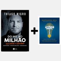 Kit Livros, Do Mil Ao Milhão, Thiago Nigro + Atitude Mental Positiva - Livro de Bolso, Napoleon Hill