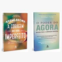 Kit livros físico A Coragem de Ser Imperfeito O poder do agora.Brené Brown,Eckhart Toll Kit livros físico A Coragem de Ser Imperfeito O poder do agora.Brené Brown,Eckhart Toll