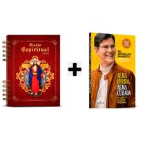 Kit Livros físico,Diário Espiritual 2026 Capa Clássica + Alma Ferida, Alma Curada Padre Reginaldo Manzotti