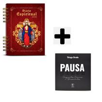 Kit livros fisíco, Diário Espiritual 2026 Capa Clássica, Reginaldo Manzotti + Pausa, Thiago Brado, Divina Misericórdia Kit livros fisíco, Diário Espiritual 2026 Capa Clássica, Reginaldo Manzotti + Pausa, Thiago Brado, Divina Misericórdia