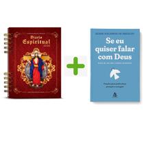 Kit livros físico, Diário Espiritual 2026 Capa Clássica, Reginaldo Manzotti + Se Eu Quiser Falar Com Deus