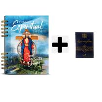 Kit livros fisíco, Diário Espiritual 2026 Capa Terra Prometida, Pe. Reginaldo Manzotti + Bíblia Pastoral - Mini Livro Kit livros fisíco, Diário Espiritual 2026 Capa Terra Prometida, Pe. Reginaldo Manzotti + Bíblia Pastoral - Mini Livro