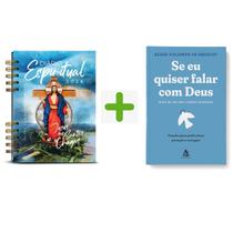 Kit livros físico,Diário Espiritual 2026 Capa Terra Prometida, Reginaldo Manzotti + Se Eu Quiser Falar Com Deus