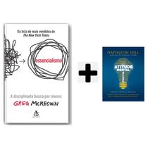Kit Livros físico, Essencialismo, Greg Mckeown + Atitude Mental Positiva - Livro de Bolso, Napoleon Hill