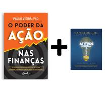 Kit Livros físico, O Poder da Ação nas Finanças, Paulo Vieira + Atitude Mental Positiva - Livro de Bolso, Napoleon Hill