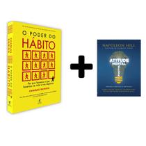 Kit Livros físico, O Poder Do Hábito + Atitude Mental Positiva - Livro de Bolso, Napoleon Hill - Objetiva