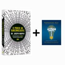 Kit Livros físico, O Poder do Subconsciente, Joseph Murphy + Atitude Mental Positiva - Livro de Bolso, Napoleon Hill