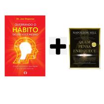 Kit Livros físico, Quebrando o Hábito de ser Você Mesmo + Quem Pensa Enriquece, o Legado, Livro de Bolso