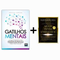 Kit Livros, Gatilhos Mentais, Gustavo Ferreira + Quem Pensa Enriquece, o Legado, Livro de Bolso, Napoleon Hill