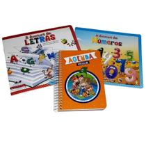 Kit Livros Infantil e Agenda Escolar