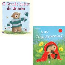 Kit Livros Infantis Toque e Sinta - Um dia especial + O Grande Suéter do Ursinho Kit Livros Infantis Toque e Sinta - Um dia especial + O Grande Suéter do Ursinho