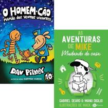 Kit Livros lançamentos Homem-cão 10 + As Aventuras De Mike 3: Mudando De Casa