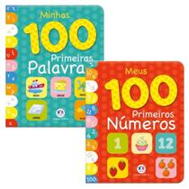Kit Livros Minhas 100 primeiras Palavras 100 Primeiros Números