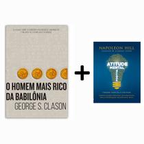 Kit Livros, O homem mais rico da Babilônia, George S. Clason + Atitude Mental Positiva - Livro de Bolso, Napoleon Hill Kit Livros, O homem mais rico da Babilônia, George S. Clason + Atitude Mental Positiva - Livro de Bolso, Napoleon Hill