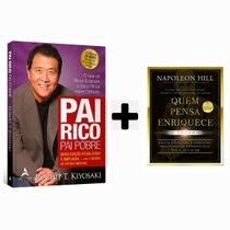 Kit Livros, Pai Rico, Pai Pobre - Robert Kyiosaki + Quem Pensa Enriquece, o Legado - Livro de Bolso, Napoleon Hill
